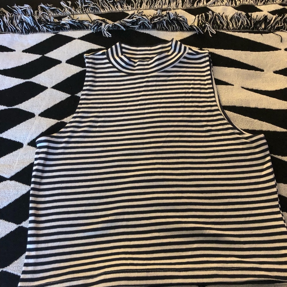 Striped crop top
